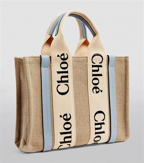 chloe small woody tote bag